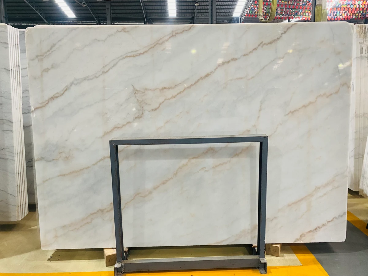 Carrara White Marble stone slab